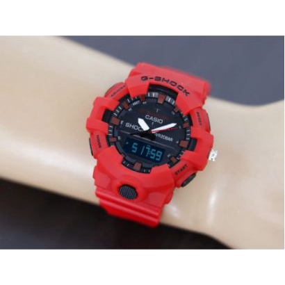 TERLARIS !!!! GSHOCK CASIO GA 800 DUAL TIME 2JARUM JAM TANGAN PRIA SPORT ANTI AIR