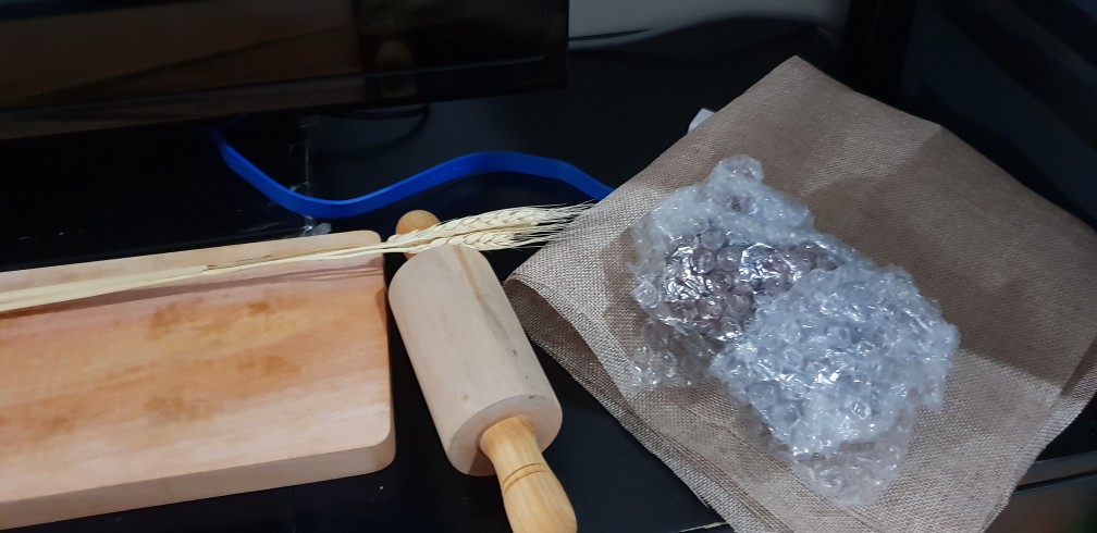 Honey Dipper, Mini Rolling Pin,pisau, Sendok Tepung, Madu Kayu Handmade Properti Foto Makanan