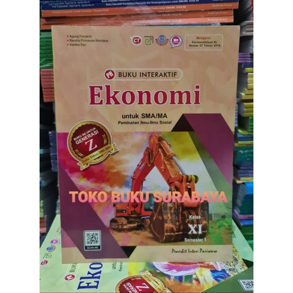 Buku lks pr interaktif ekonomi kelas XI,11 semester 1 tahun 2022 kurikulum merdeka belajar intan par