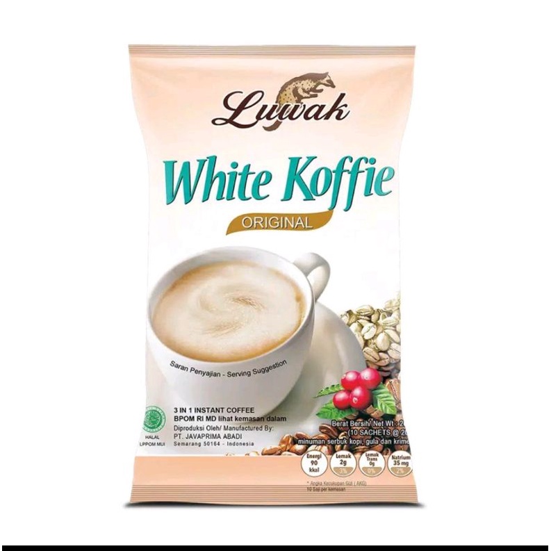 

White Coffee Luwak Renceng isi 10
