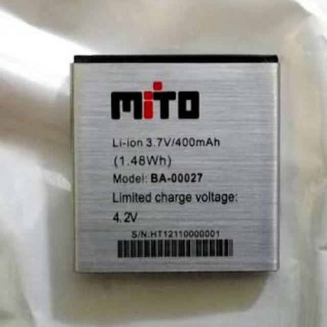 Baterai Mito Jam Tangan Pintar S500 BA-00027 Batre Smartwatch S-500 BA00027 Battery Myto Smart Watch