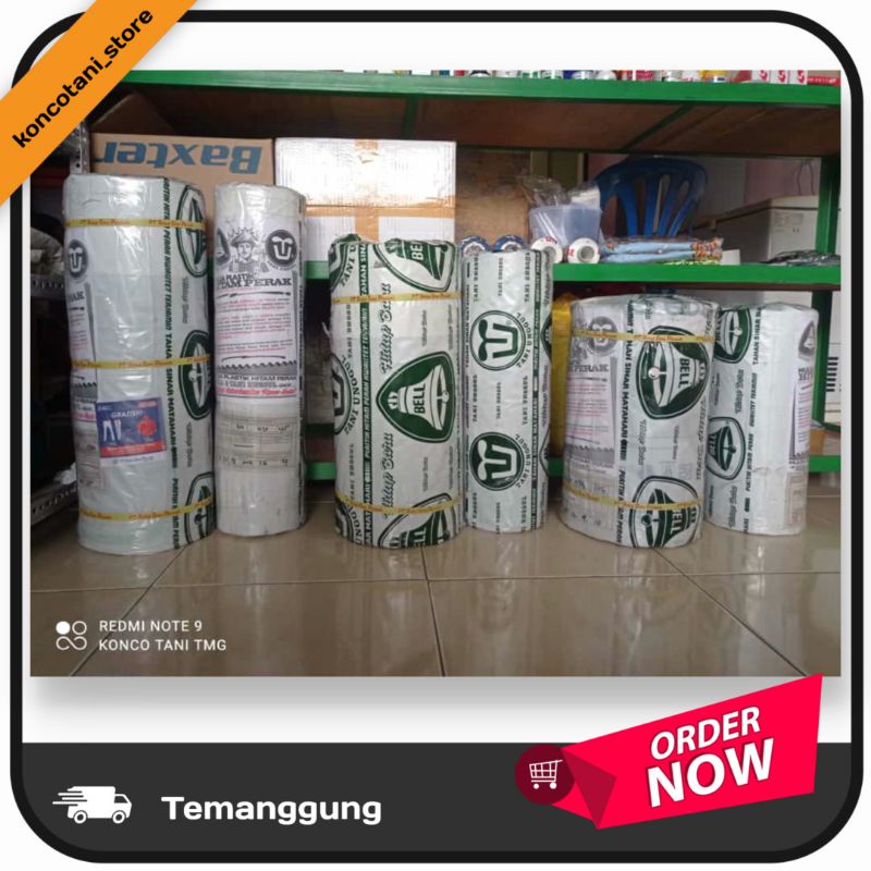 Plastik Mulsa BELL Lebar 120cm Panjang 500mtr (Gulungan Besar)