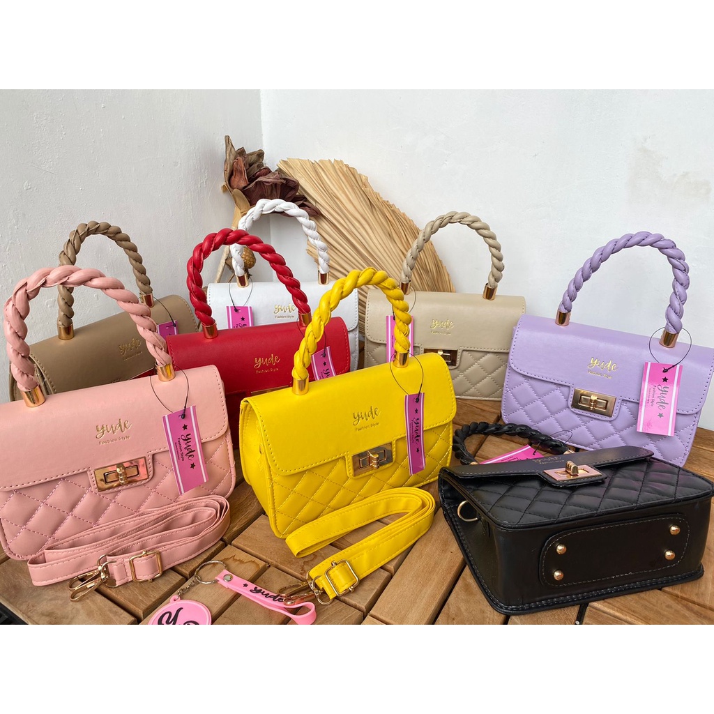 TAS SELEMPANG WANITA IMPORT YUDE / HANDBAG FASHION WANITA YUDE TERBARU DAN TERMURAH / TAS BRANDED / TAS CEWEK