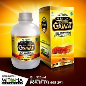JELLY GAMAT EMAS MITOHA PREMIM GOLDEN GAMAT EMAS ASLI
