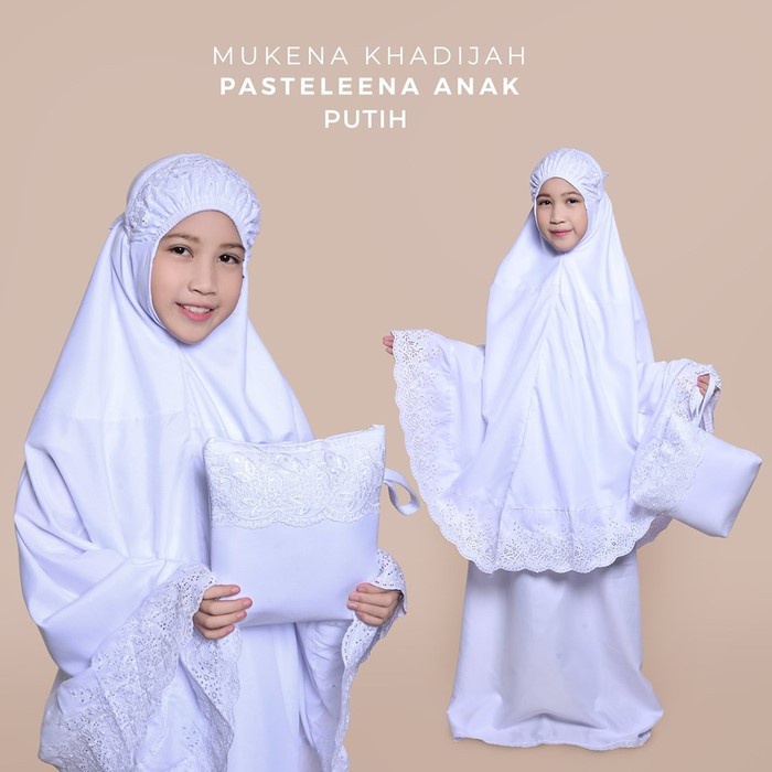 MUKENA KHADIJAH &amp; SHIREN  anak tanggung niqob purdah burqa khimar baju muslim