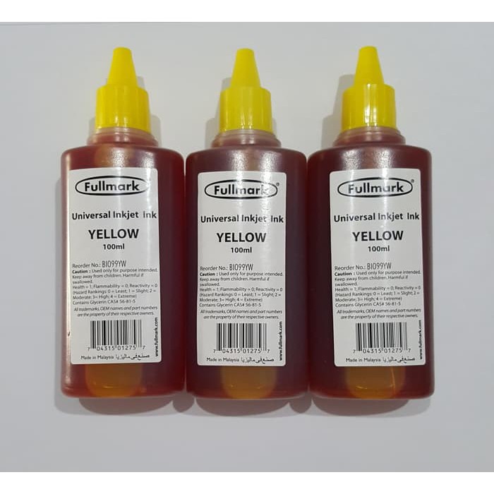 Tinta Fullmark 100cc Yellow