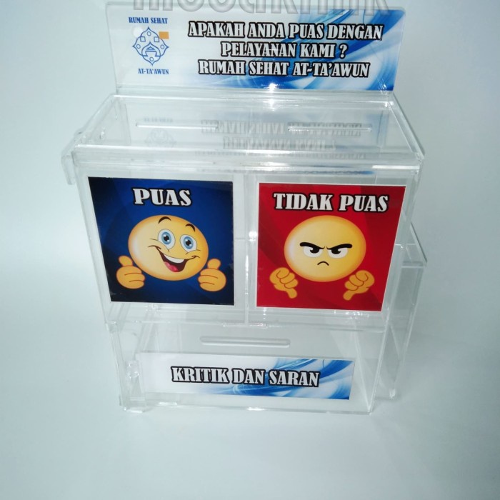 

READY Acrylic kotak kepuasan/saran PROMO