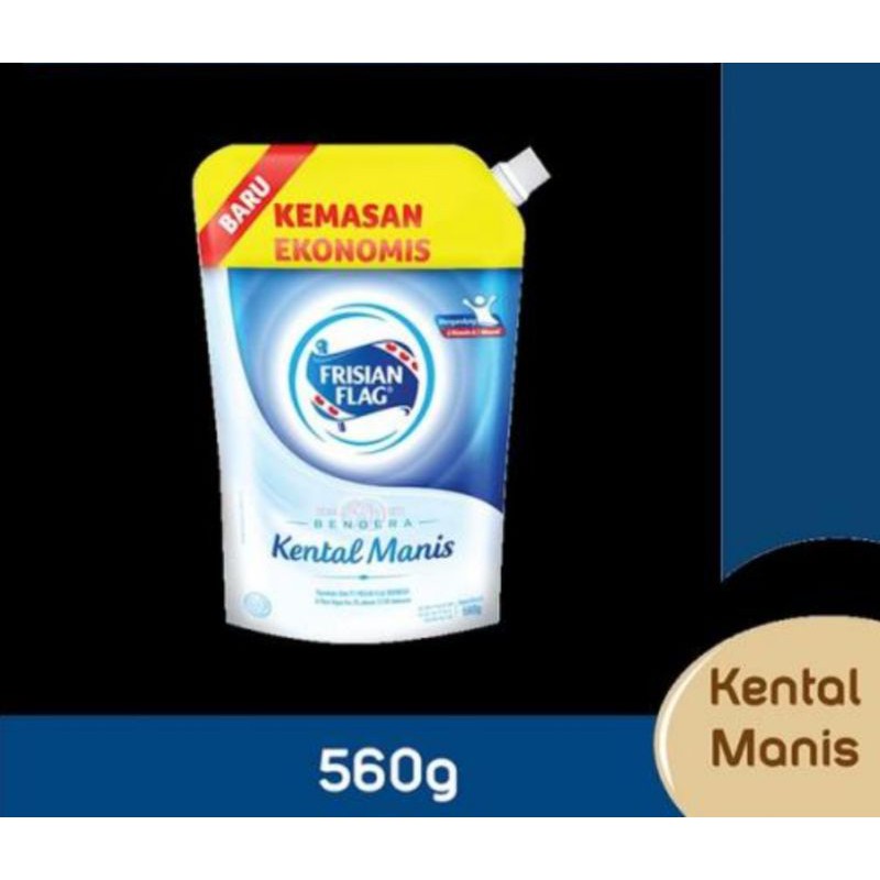 

Frisian Flag 560gram pouch putih