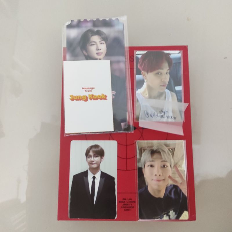 bts memories 2018 taehyung photocard mots one DVD fullest minus PC message card Jungkook mc jk tae v