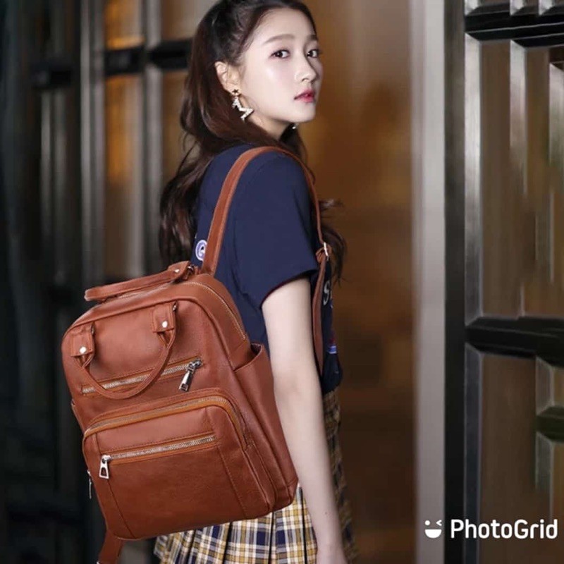 TERBARU ransel wanita kulit backpack wanita yunyang tas ransel multifungsi simple elegant di jinjing