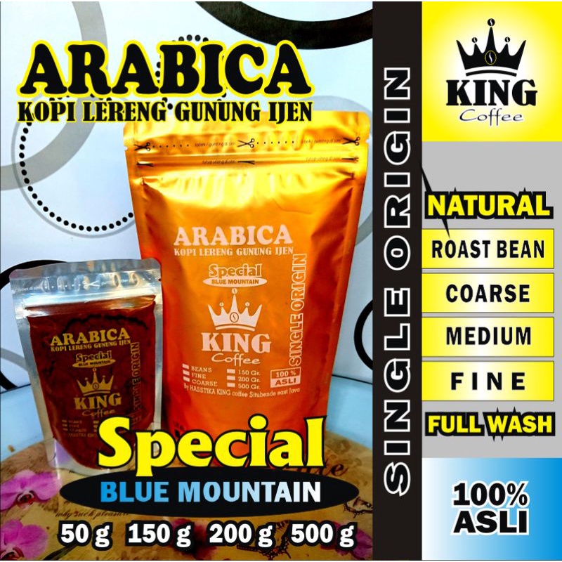 

King Coffee kopi Arabika Spesial blue mountain 50 gram asli original harga murah