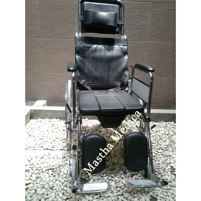 Kursi Roda 3 in 1 (Tempat tidur + BAB + Kaki Selonjor) Sella