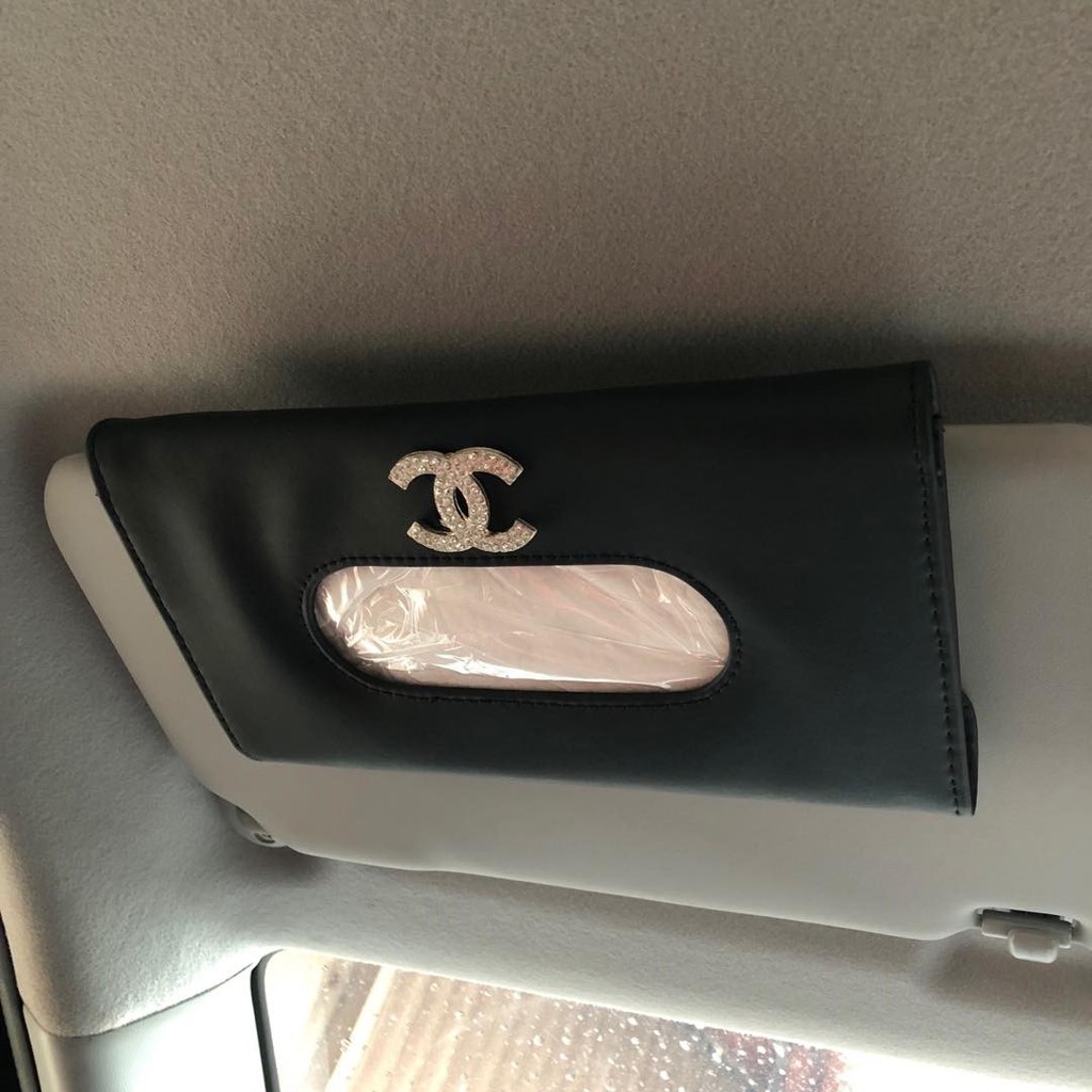 Kotak Holder Tempat Tissue Tisu sun Visor Tempat CD Mobil Crown Mahkota DAD Series