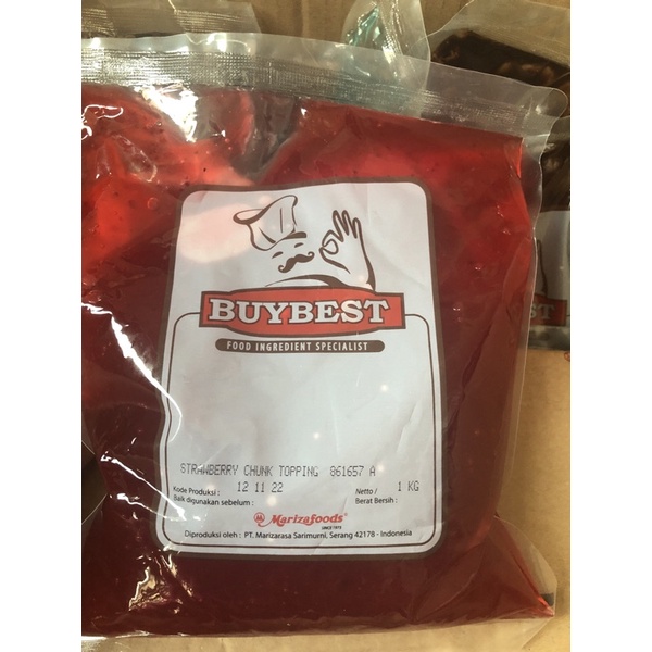 

Mariza Buybest Topping Strawberry Chunk 1 kg