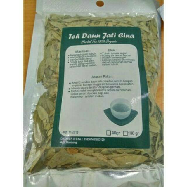 TEH DAUN JATI CINA 40gr | Shopee Indonesia