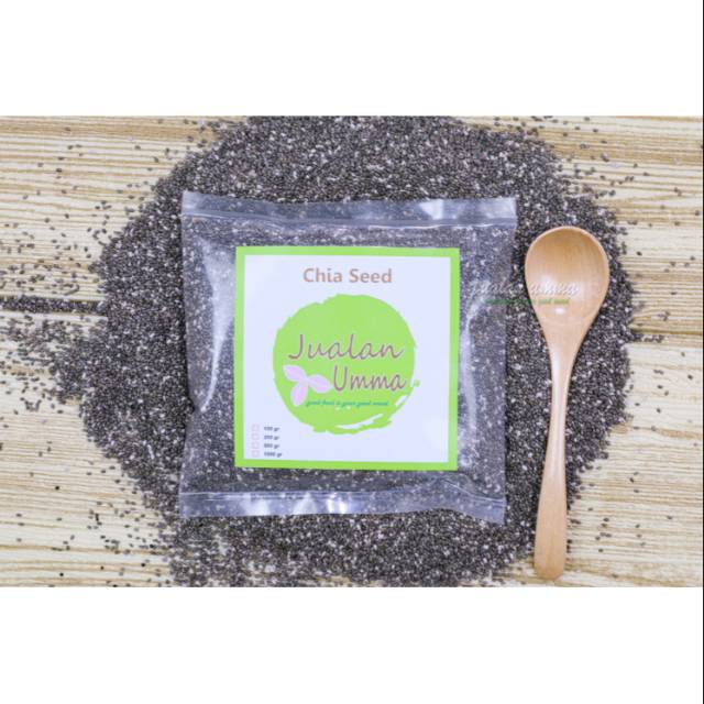 

Organic black chia seed mexico 100gr / terlaris organic chia seed