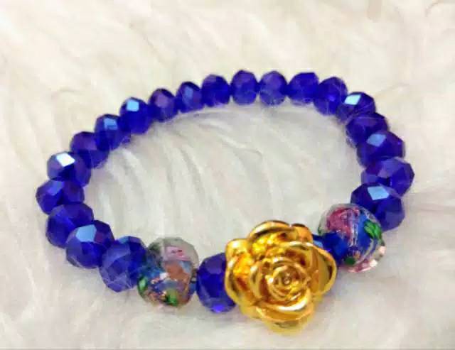 Gelang Manik Kristal Lampwork