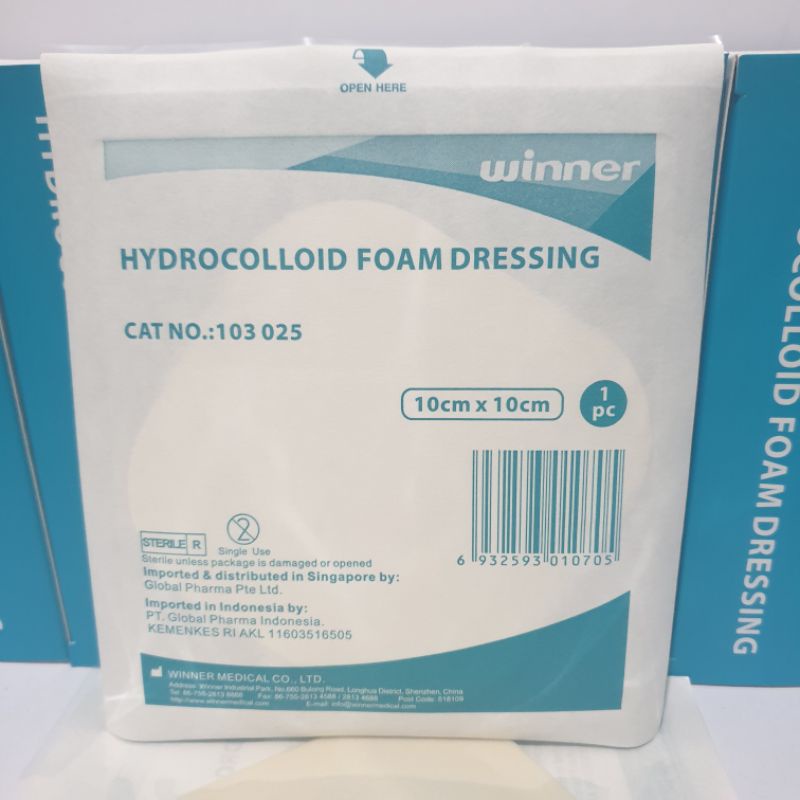 Hydrocolloid Dressing 10cm x 10cm Hydrocolloid Foam Dressing Hydrocolloid With Border DuoDerm