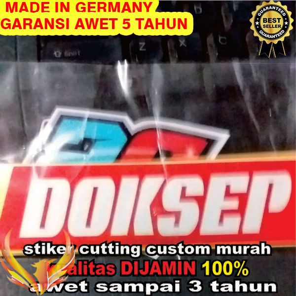 

TERMURAH stiker cutting custom nama atau tulisan - Putih Phoenix Star
