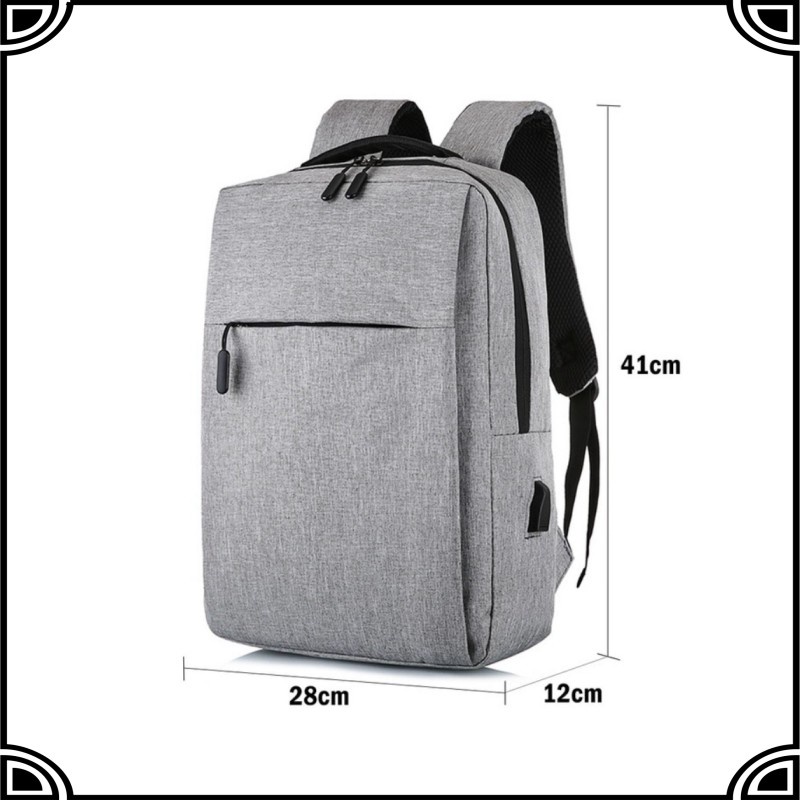 GS8 Tas Laptop Backpack Anti Maling with USB Charger Port Litthing  M135367