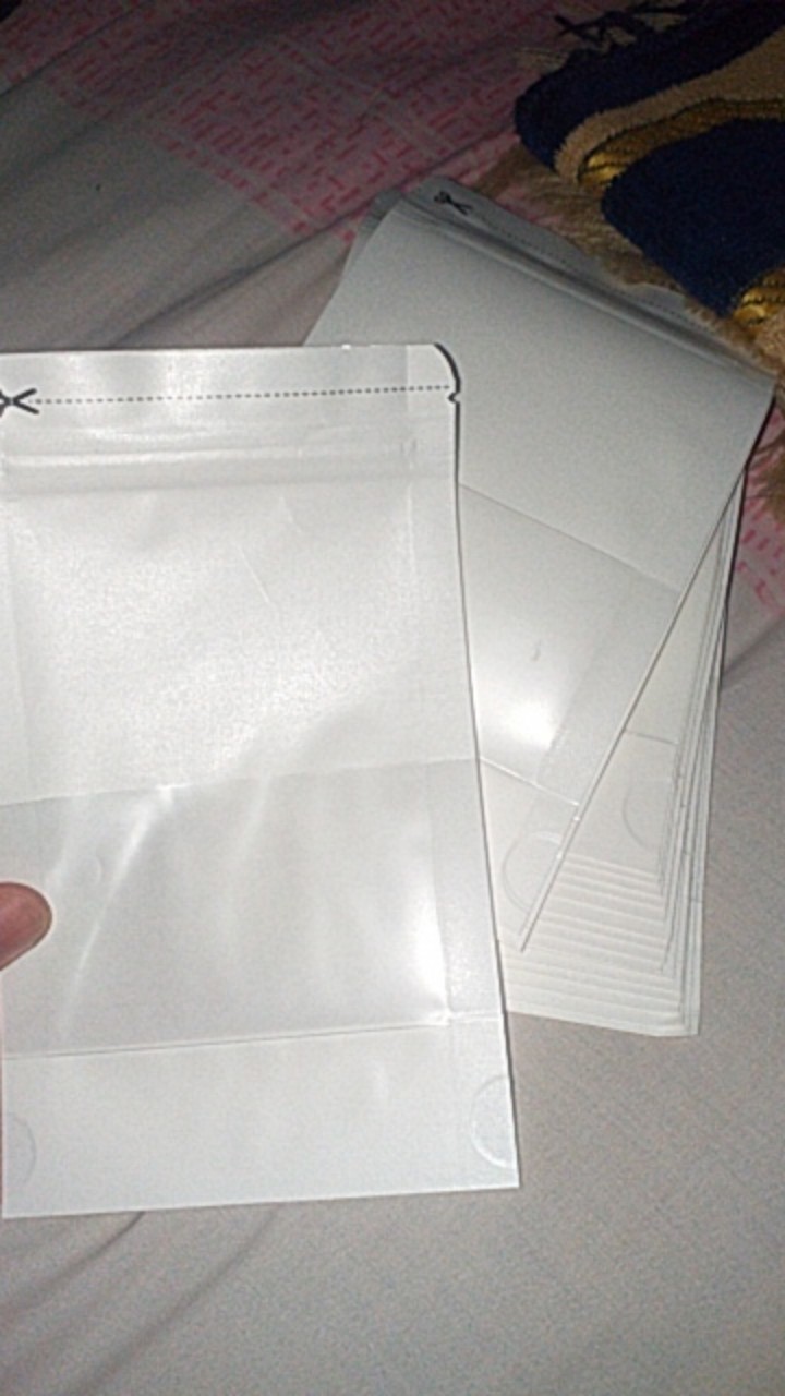 Standing Pouch Varian Kraft Putih Window / Plastik Zipper Ziplock Kemasan Aneka Snack Murah Satuan