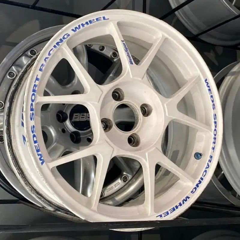 stiker sticker velg weds sport tc005
