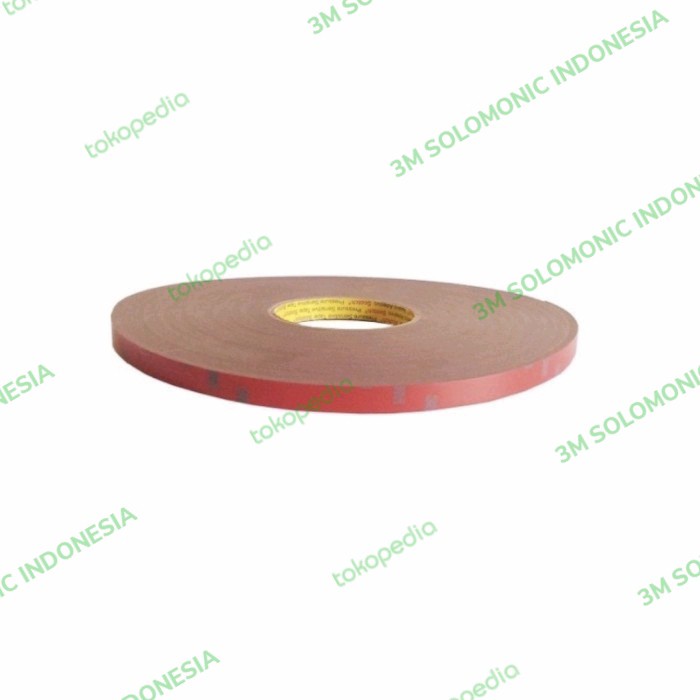 

Produk 3M Double Tape Aft 5666 / Double Tape Automotive Size 12Mm X 33 Mtr Sale!!!