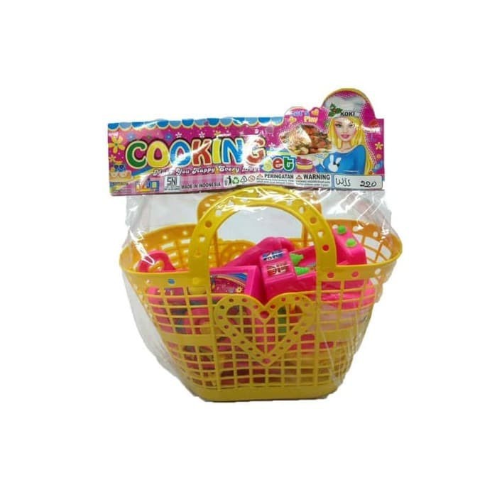 Mainan Anak Masakan Keranjang Cooking Set Keranjang No.WJS 220