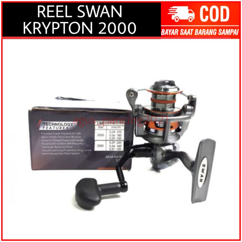 reel pancing swan krypton 2000 3000 6000