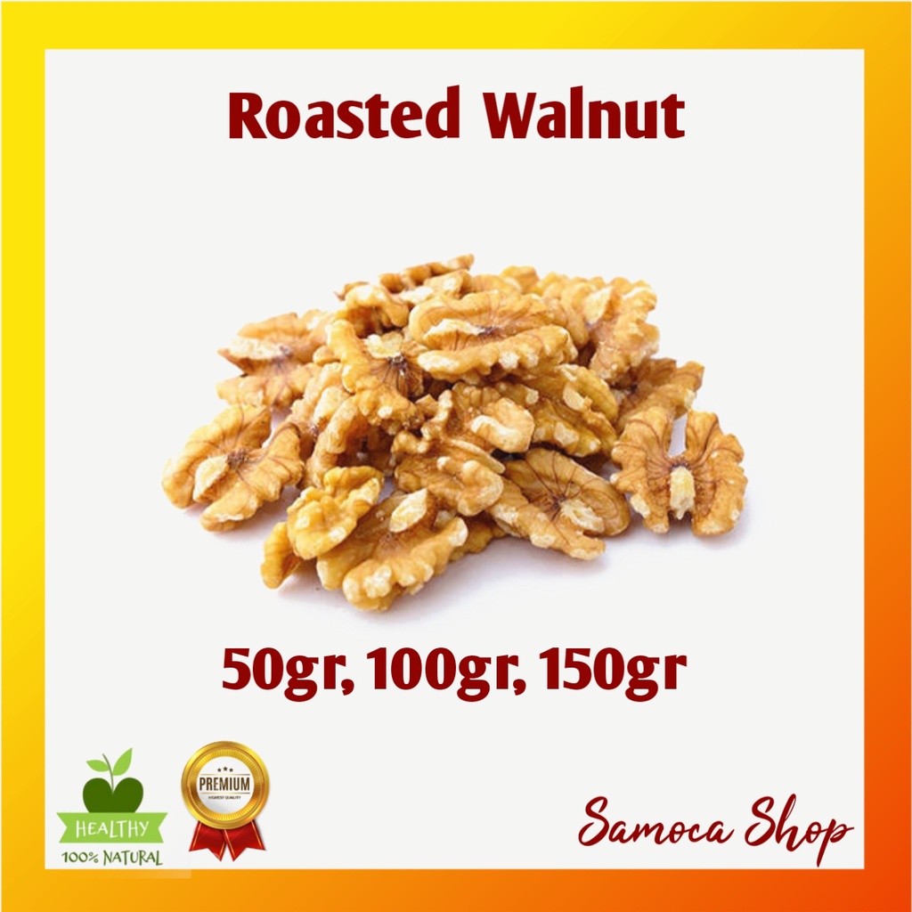 

Kacang Walnut Panggang Roasted Walnut Premium Cemilan Sehat Diet Keto DEBM