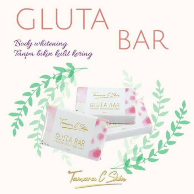 Sabun Pemutih Badan TCSkin Gluta Bar 60 gr 3 Pcs Premium Whitening Soap