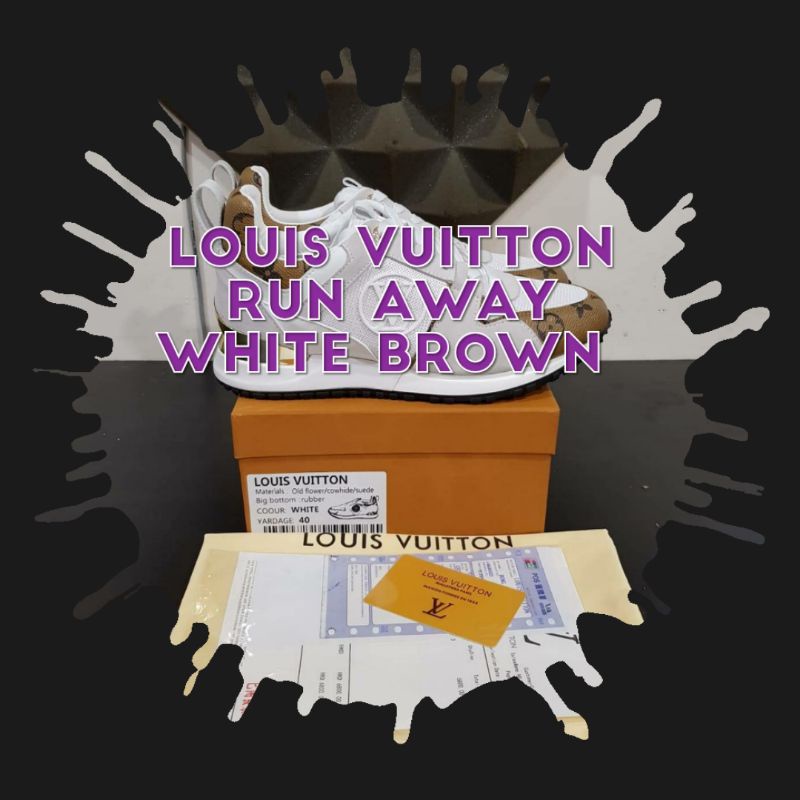 Sepatu LV Run Away White