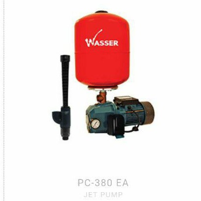 Pompa Jetpam Wasser PC-380EA WT(Non Tangki) PC-380EA(Tangki)Daya 400w Hisap 40m Head 58m 60lpm Garan