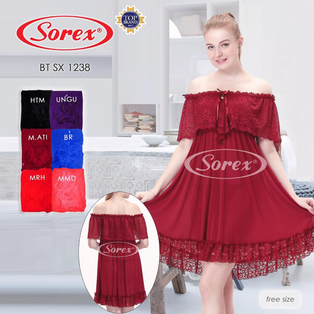 Lingerie Sexy SOREX 1238 - Baju Tidur Transparan Sexy ...