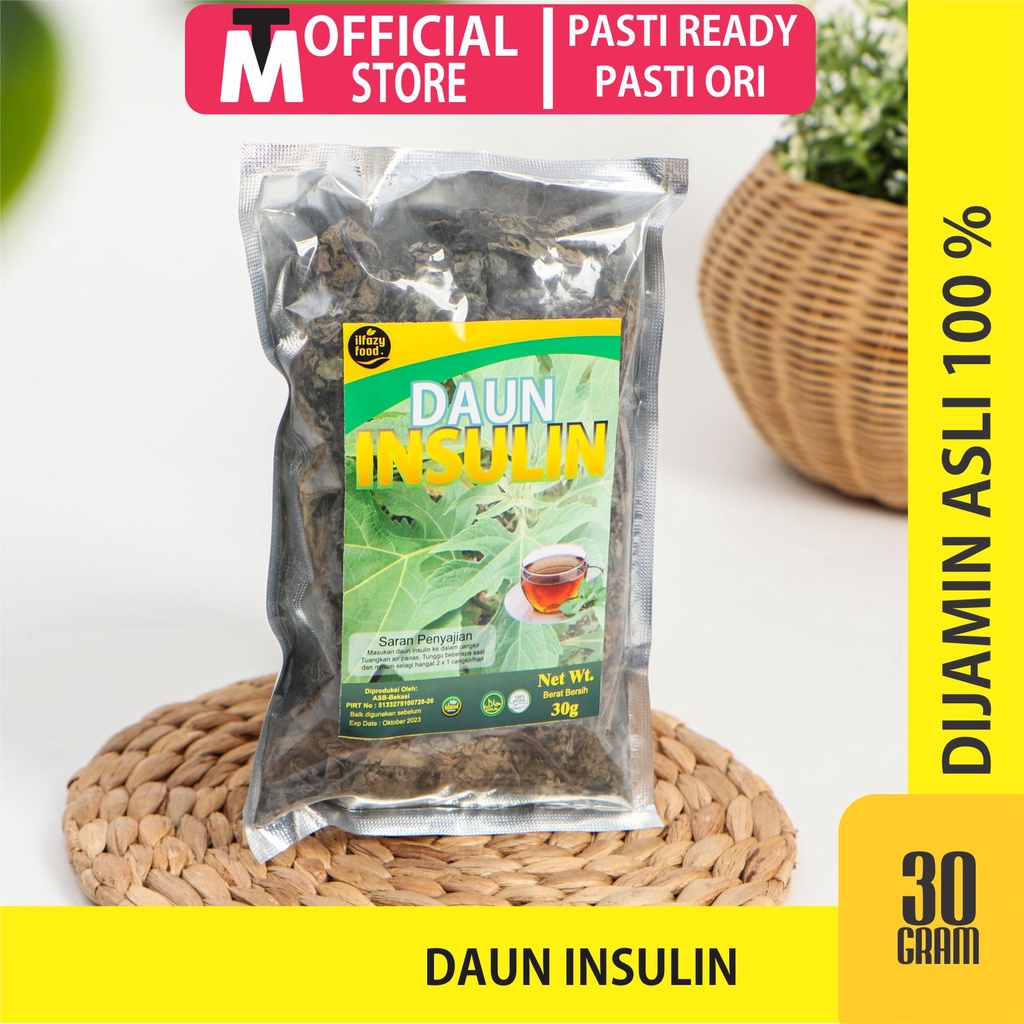 ILFAZY FOOD Teh Daun Insulin Obat Diabetes dan Anti-Kanker 30 GRAM