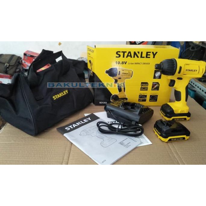 Populer] Impact Driver Cordless Stanley 10.8V Sci12S2 110Nm Obeng Cordless Bate
