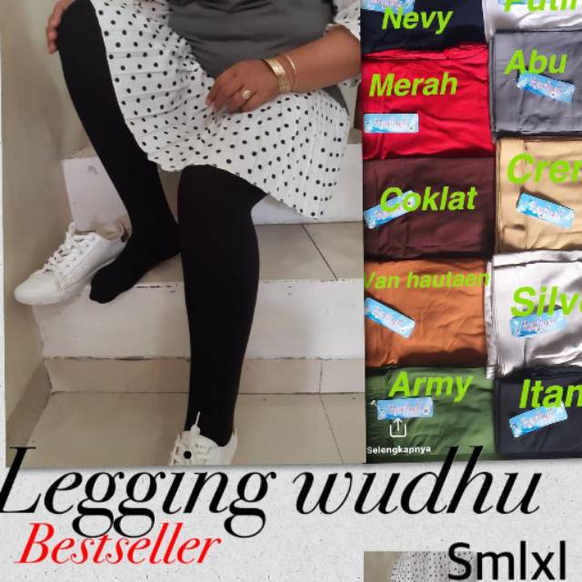 Leging wudhu/Bahan tebal kelas premium /garansi /dijamin lembut /dijamin puas