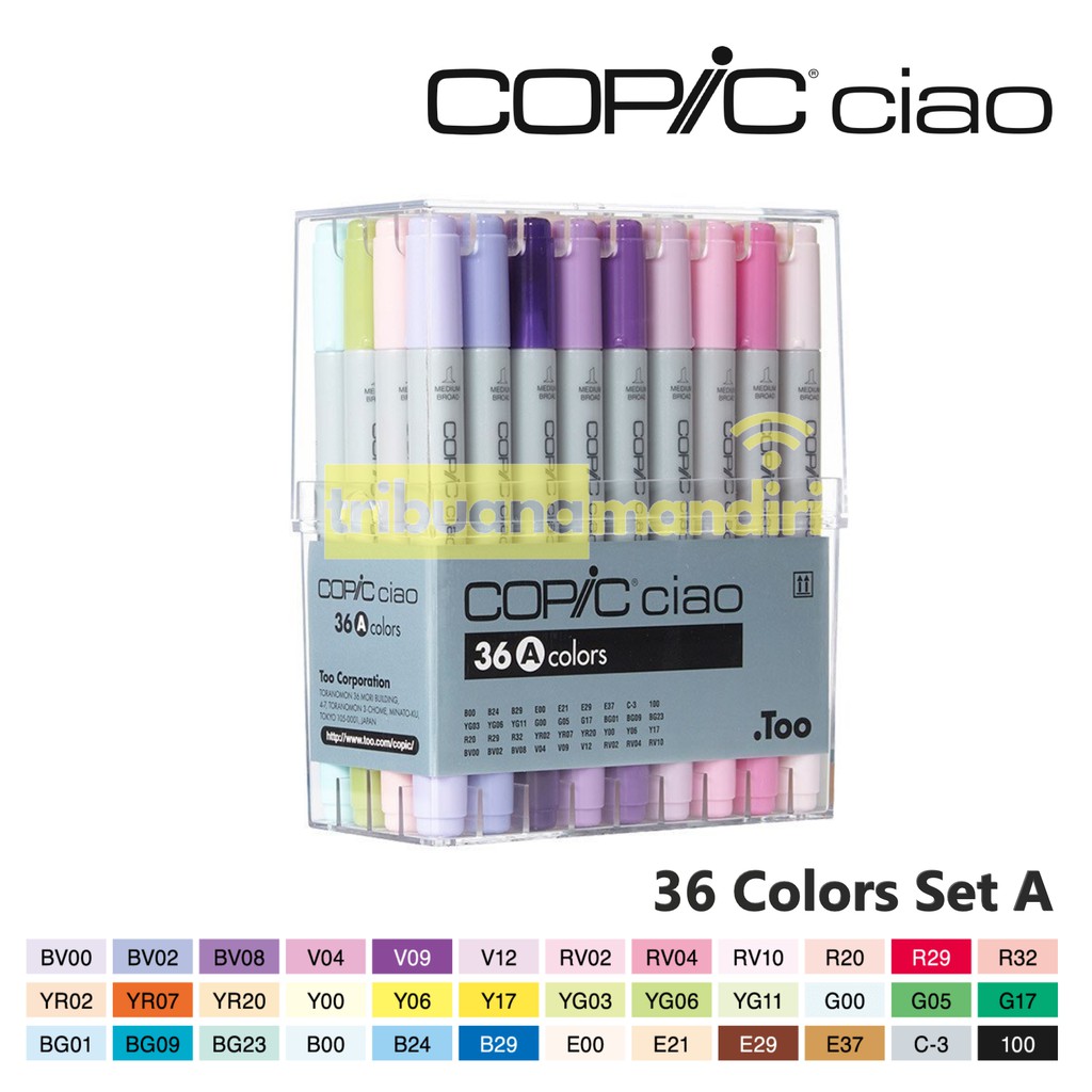 

Copic Ciao Marker Set 36 Set A