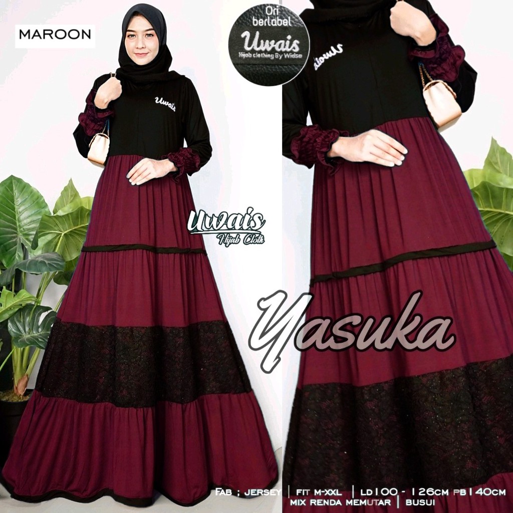 DRESS BUSUI / GAMIS SIMPLE / GAMIS MURAH YASUKA BY UWAIS