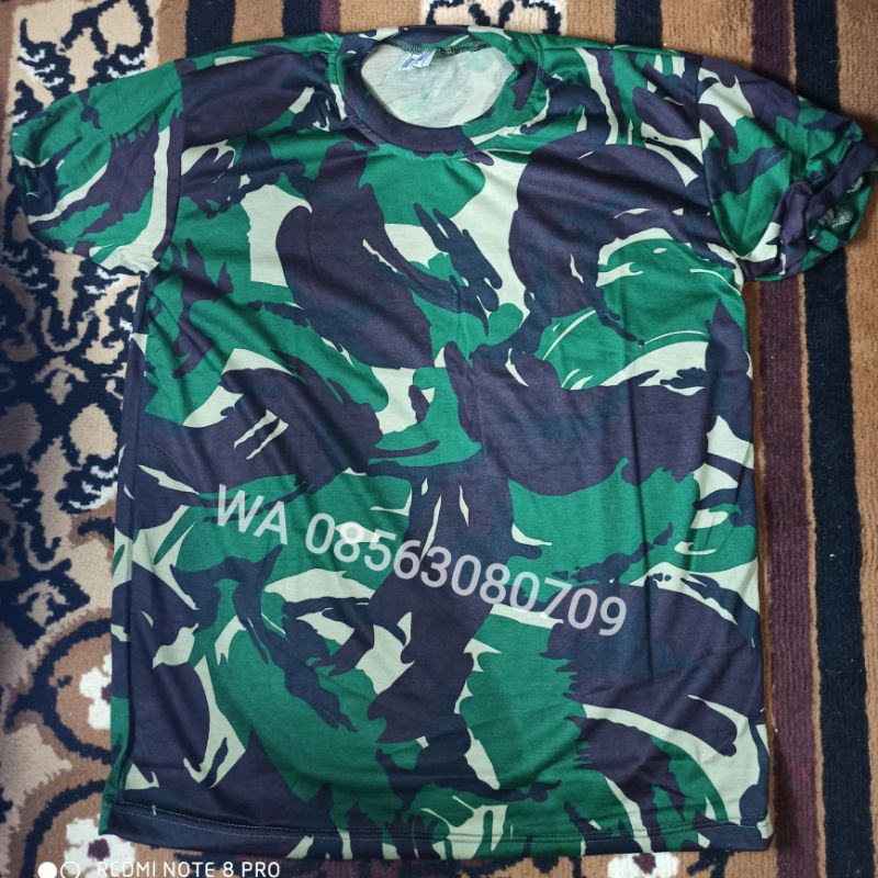 kaos dalam TNI AD kaos oblong