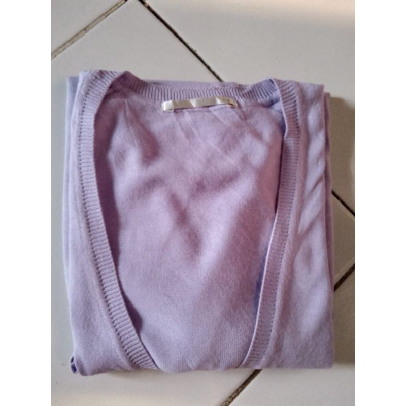 LILAC UNIQLO CARDIGAN