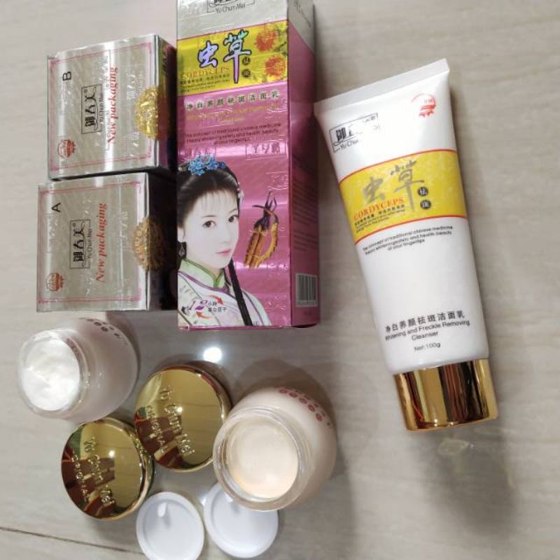 CREAM yuchunmei import, SABUN CREAM SIANG MALAM, CREAM YCM IMPORT,  YU CHUN MEI, CREAM HERBAL