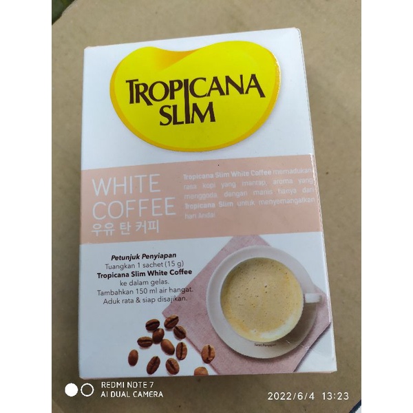 Tropicana slim White Coffee 4's