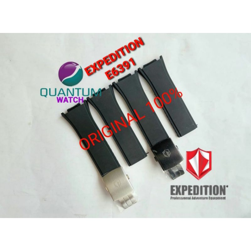 RUBBER STRAP JAM TANGAN EXPEDITION ORIGINAL E6391 E6335 E 6391 E 6335 AIRBORNE