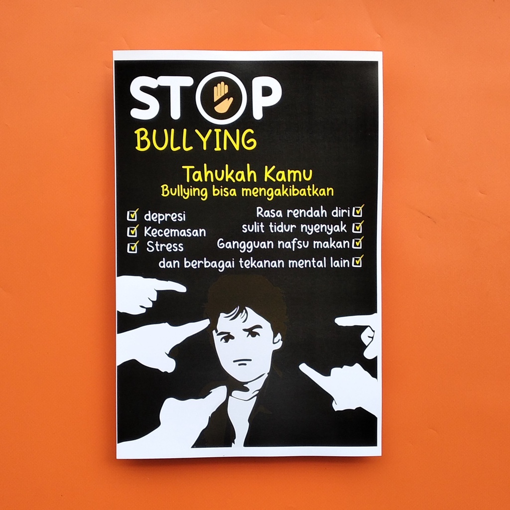 Poster Bullying Di Sekolah Cdr - IMAGESEE