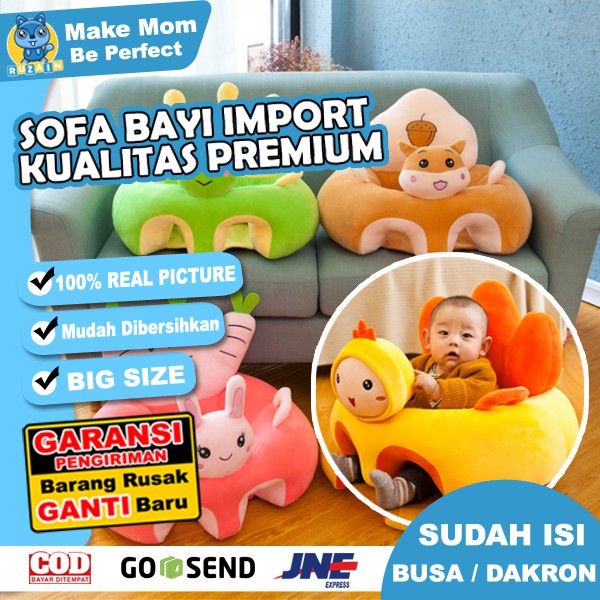 SB | Sofa Bayi Jumbo Lucu | Sofa Bayi Motif Hewan | Sofa untuk Belajar Duduk Bayi Anak Import RUZAIN MALL