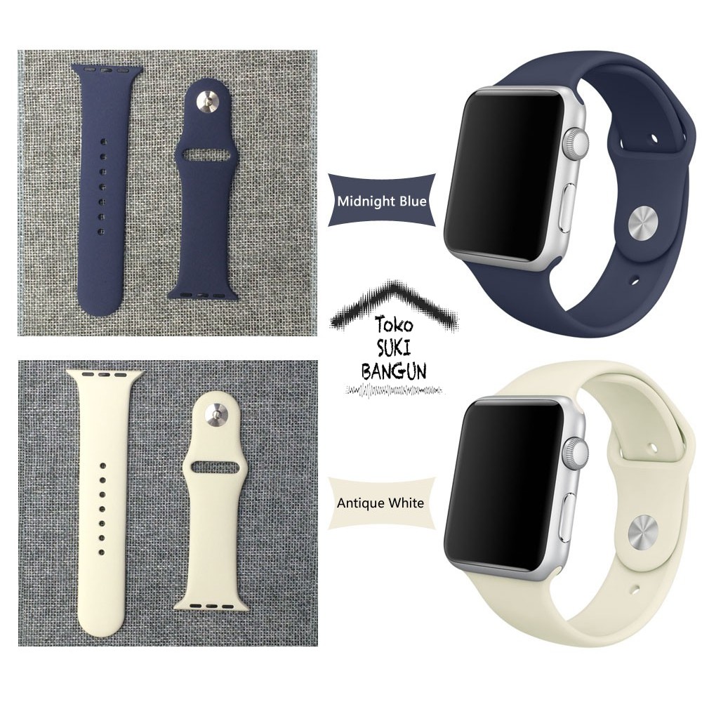 Strap Apple Watch Series 8 7 6 5 4 3 2 1 41mm 40mm 38mm TALI JAM Rubber Silicone Sport