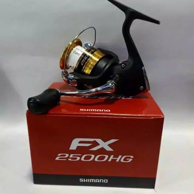Reel Pancing Shimano FX2019 - 1000, 2000, 2500, C3000, & 4000 - Black Metalic, 1000FC