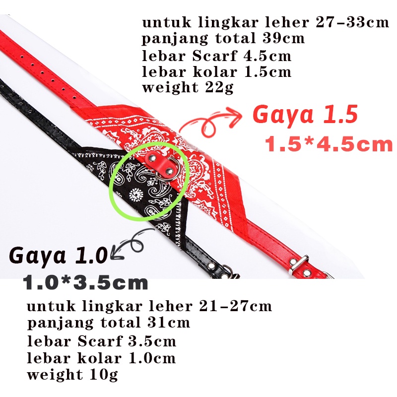 Kalung Scarf Kucing Anjing Kelinci Musang/Kalung Kucing / Scarf Syal Bandana Motif | Aksesoris Kucing