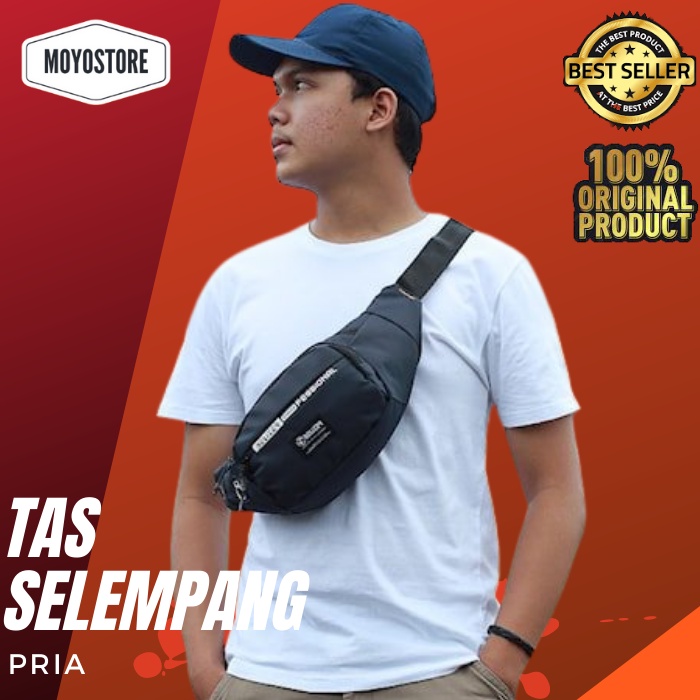 Tas Waist Bag Pria 803 Tas Sling Bag Pria Tas Waist Bag Pria  - Tas Selempang Pria Tas Pinggang Pria